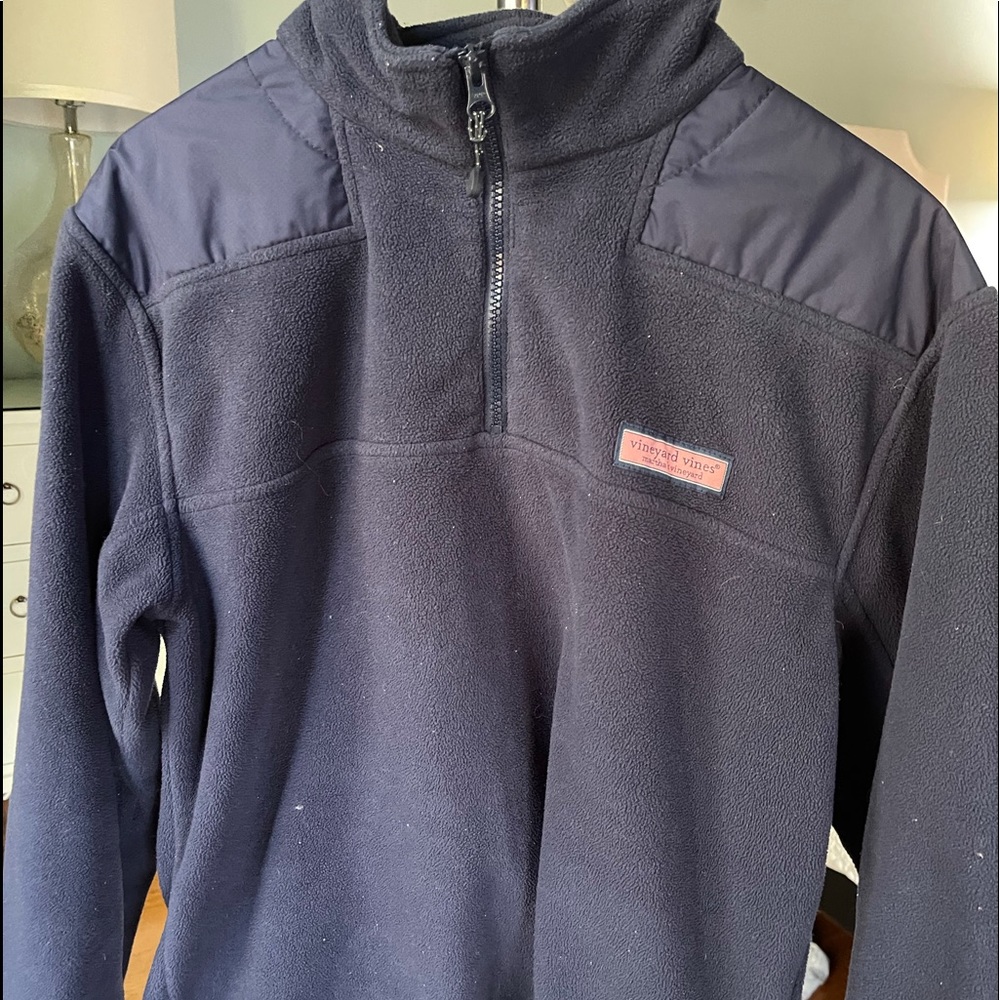 Vineyard vines half zip navy pull over men’s small